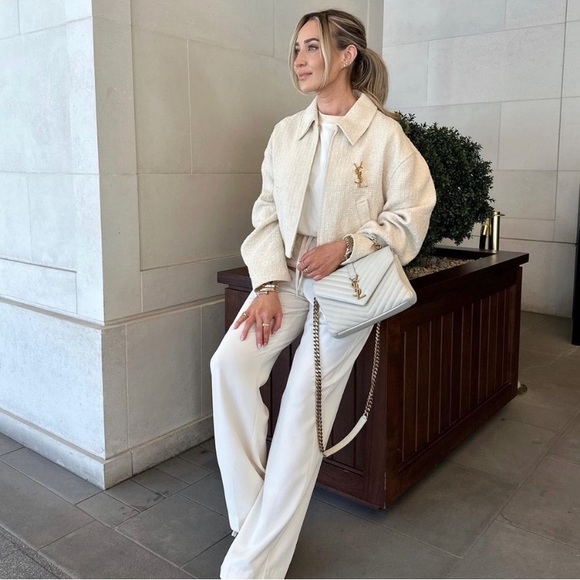 Zara Textured Weave Bomber Jacket NWT - Picture 11 of 17